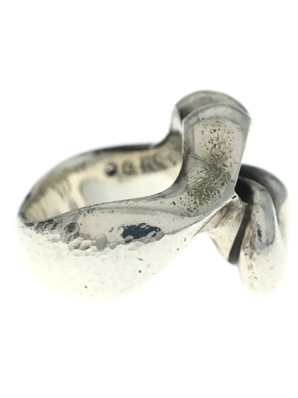 Chrome Hearts Lip Tongue Md Lip and Tan Ring Silver